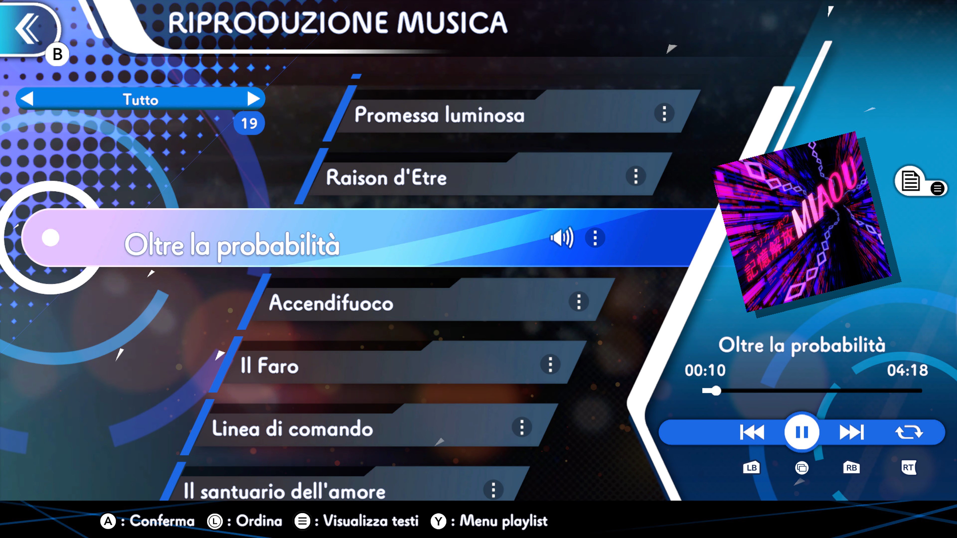GUNVOLT RECORDS Cychronicle Song Pack 4 Lola: "Raison d'Etre","Search Light","Beyond Probability","Love's Sanctuary" | Xbox | Chiave | Privato