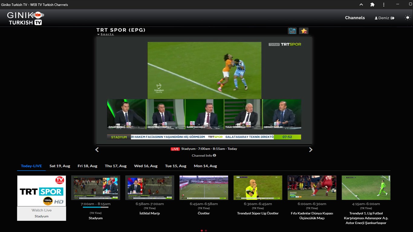Giniko Turkish TV - Live TV from Turkey: descarga e instalación gratuitas  en Windows | Microsoft Store, image size:1366x768