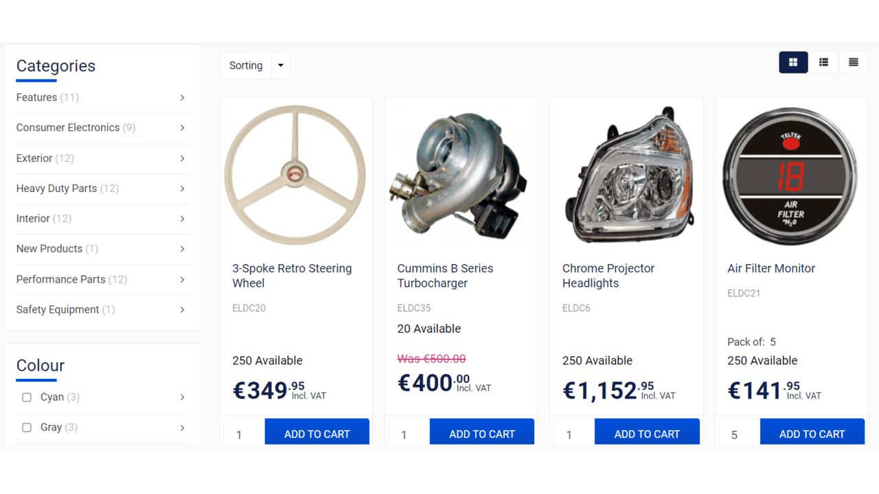 Snapshot 1 of Experlogix Digital Commerce for D365 Business Central