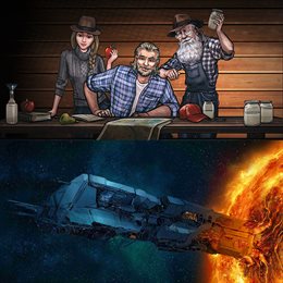 Aperçu Starward Rogue + Moonshine Inc. - Galactic Spirit Bundle