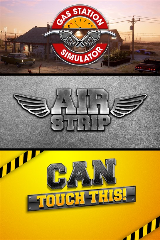 Imagem da caixa de Gas Station Simulator, Airstrip DLC and Can Touch This DLC Bundle (Xbox Series)