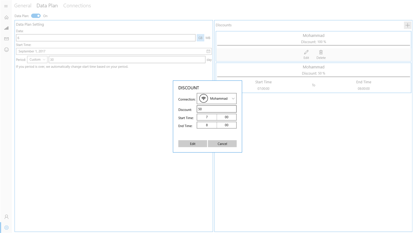 #4. DataUsage (Windows) Ved: Amin Borjian