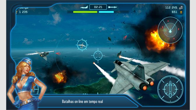 Download do APK de Jogo de aviao de guerra com ti para Android