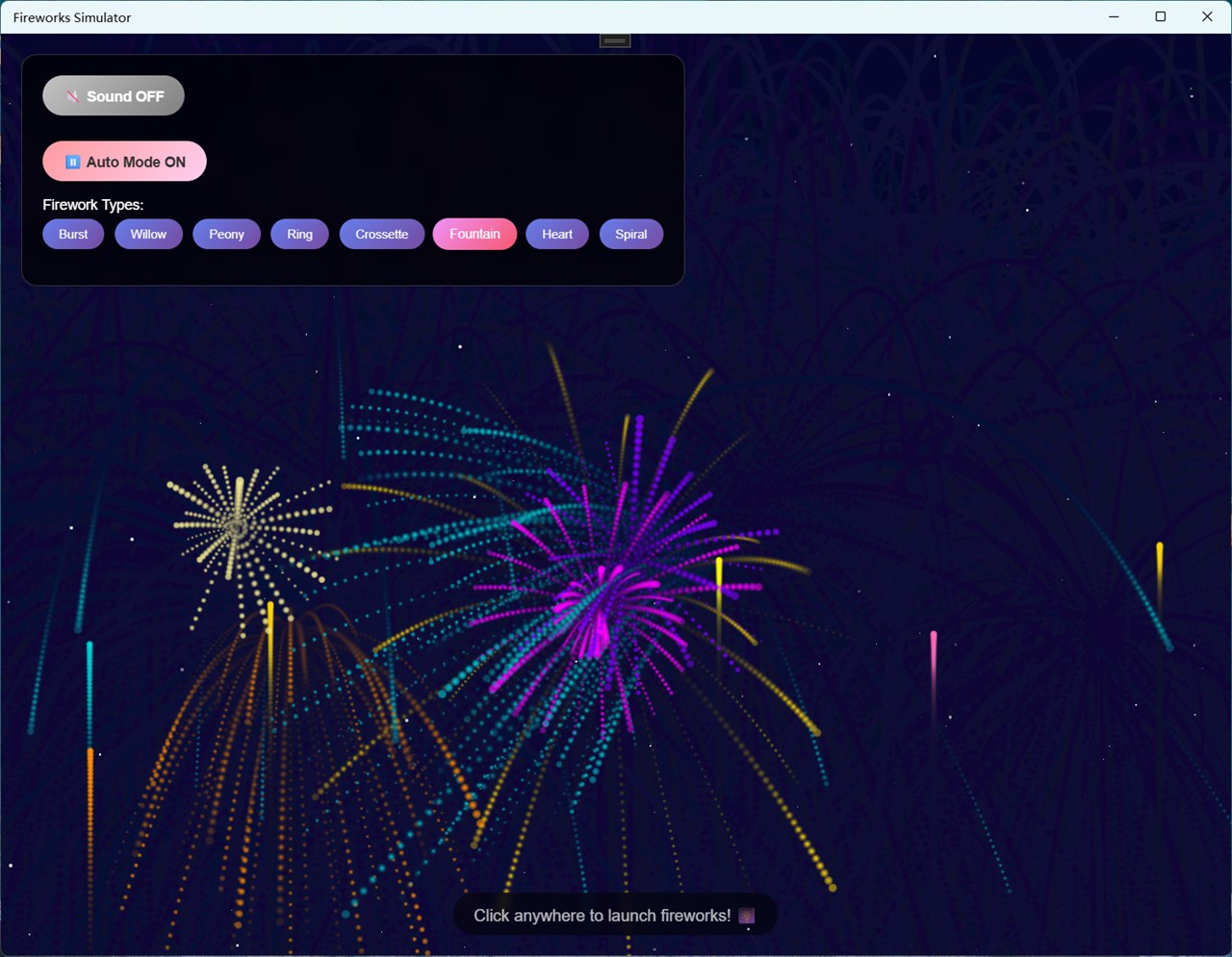 Fireworks Simulator screenshot 3