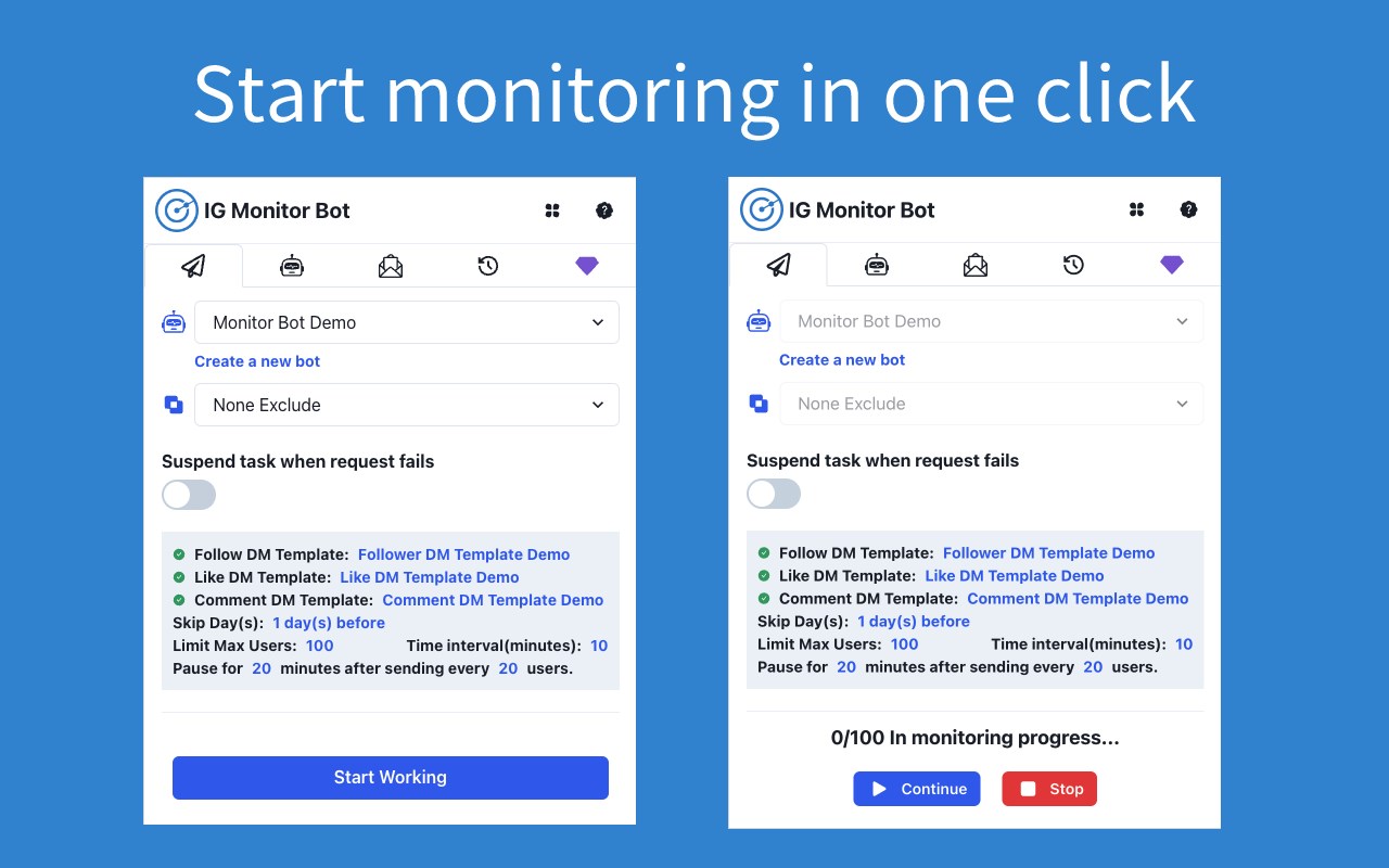 IG Monitor Bot - Automation Responders