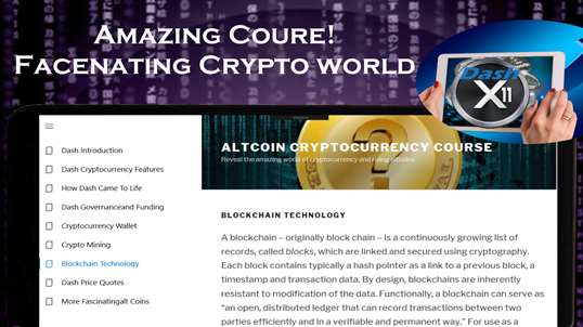 Dash crypto coin course - altcoin digital currency screenshot 1