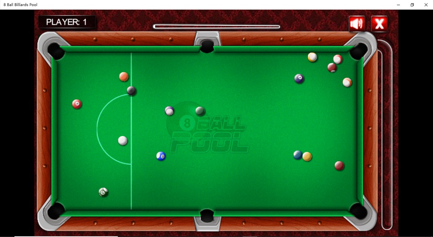 #2. 8 Ball Billiards Pool. (Windows) By: Central software