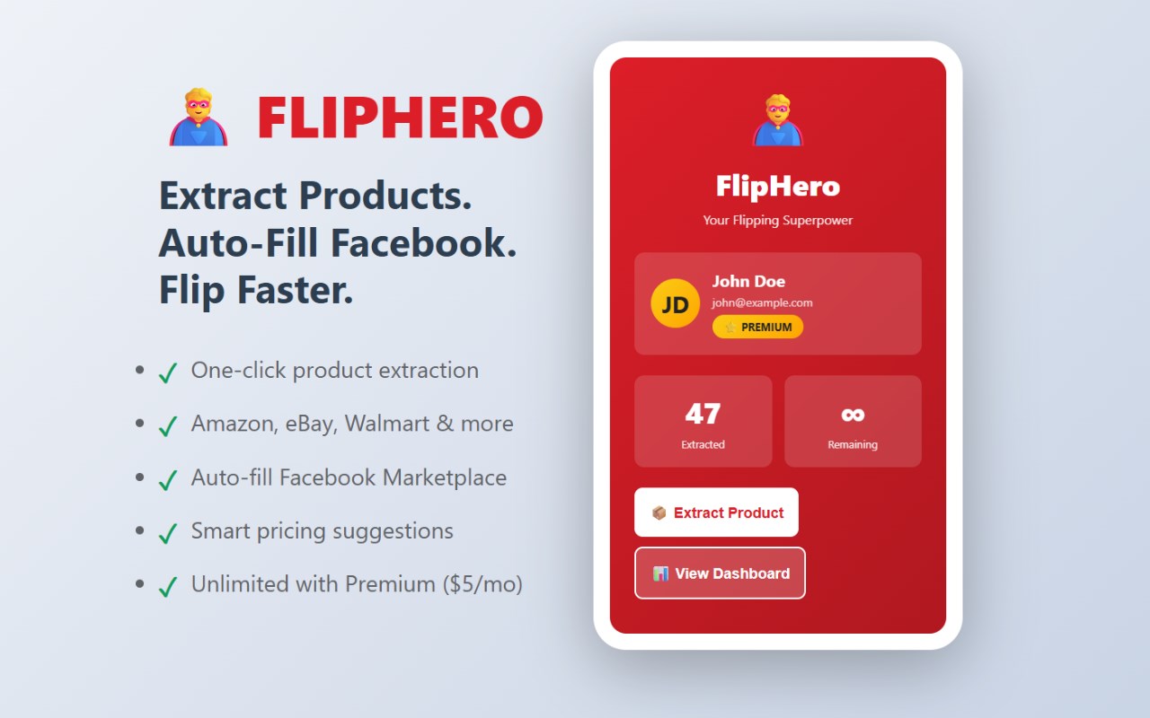 FlipHero - Your Flipping Superpower
