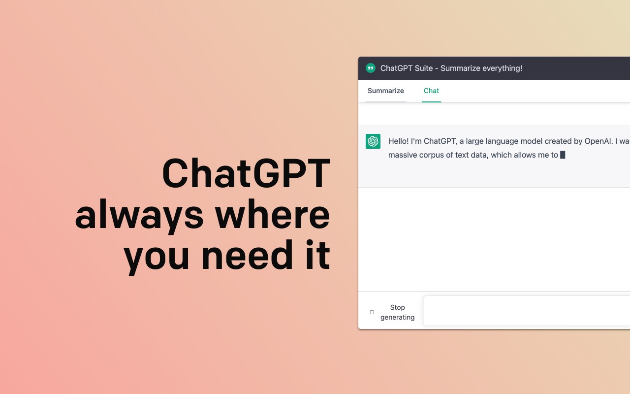 Summarize everything with ChatGPT!