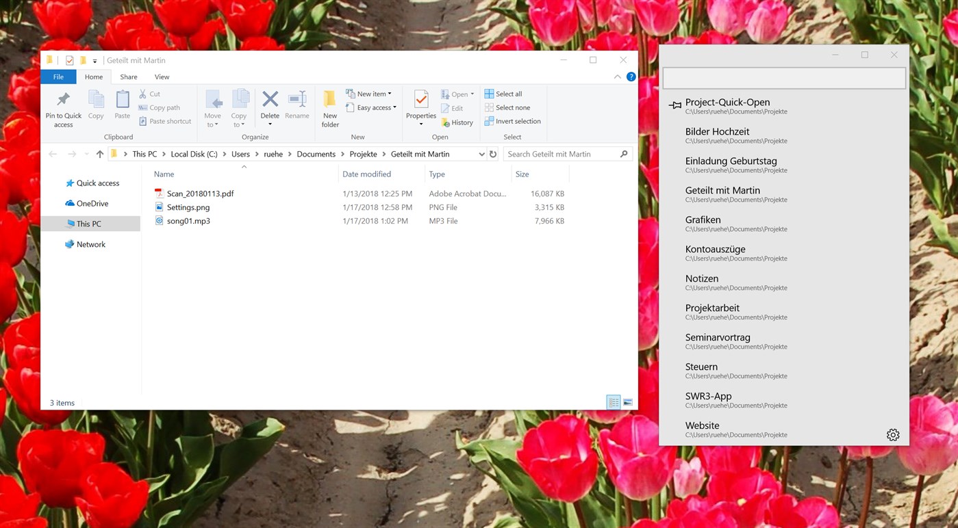 #1. Project-Quick-Open (Windows) 来自: Marvin Rühe