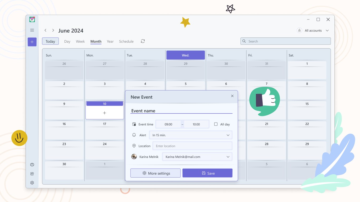 U Calendar PRO screenshot