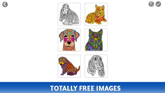 Dogs Color by Number - Adult Coloring Book screenshot 5