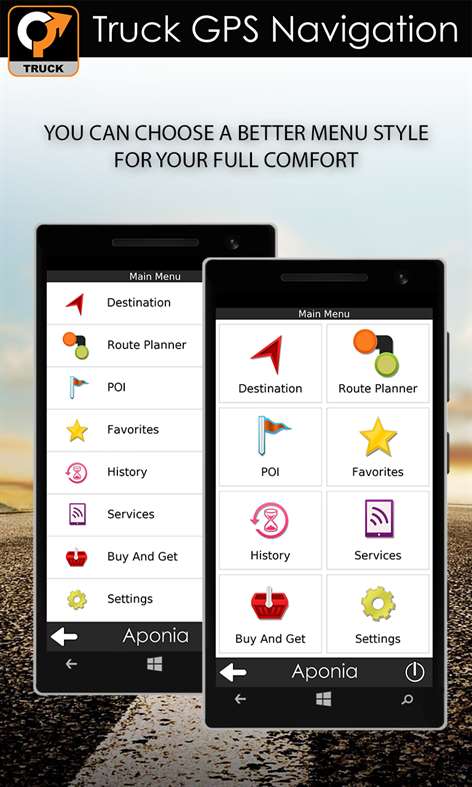 Truck GPS Navigation by Aponia Screenshots 2