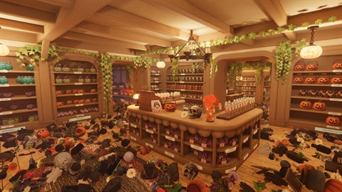 Tidy Up the Halloween Shop