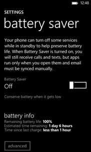 Aerize Battery Saver screenshot 2