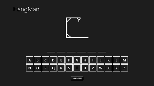The Hangman Game screenshot 1