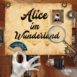 Alice im Wunderland: Wimmelbild Spiele Deutch