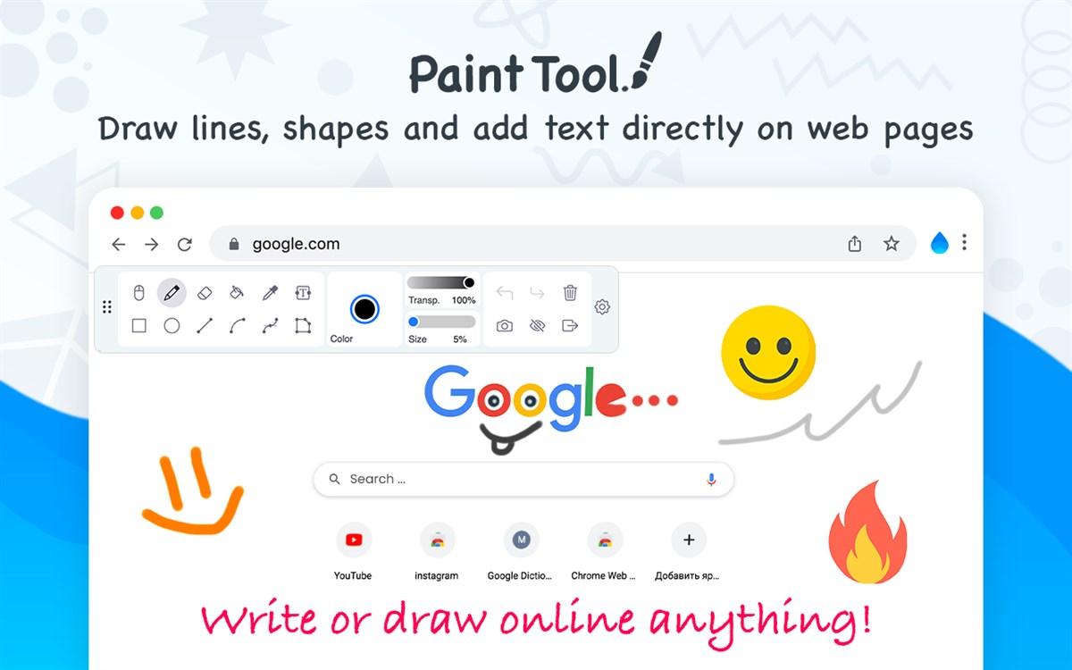 Paint Tool - Draw and Screenshot on Webpages