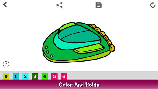 Futuristic Cars Color By Number - Vehicles Coloring Book screenshot 1