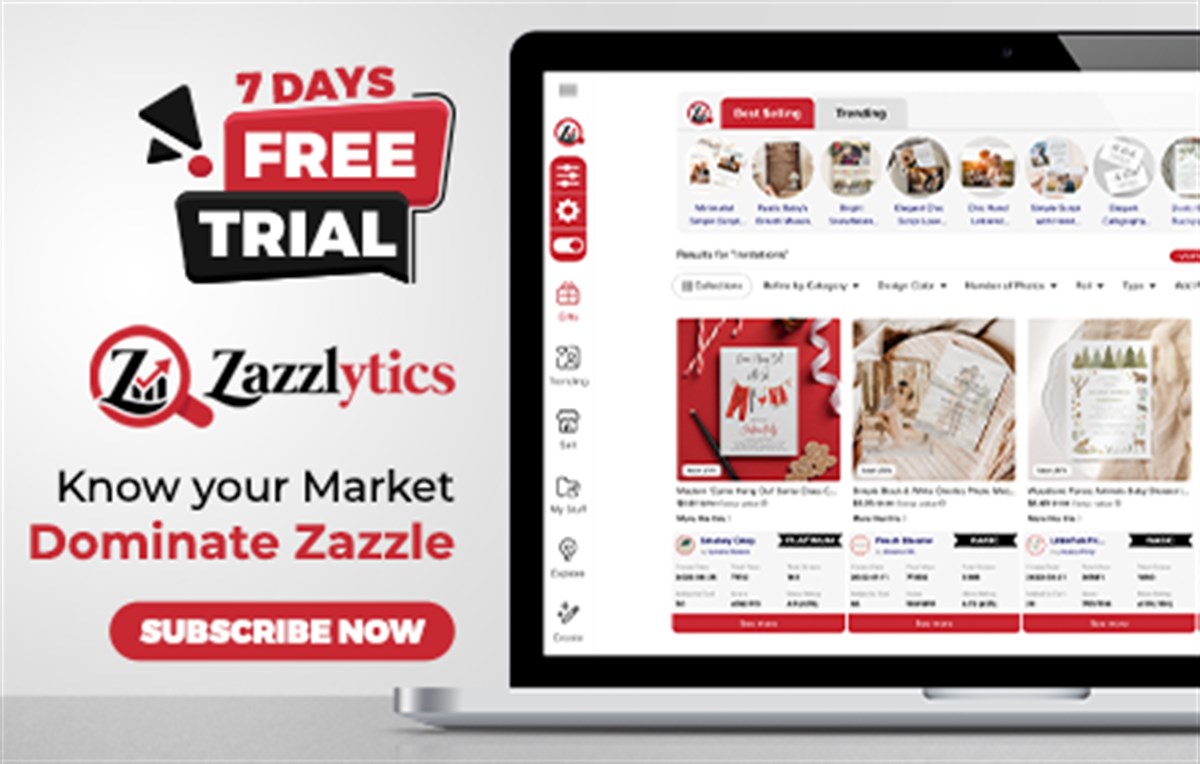 Zazzlytics - Zazzle Keyword Research and Marketplace Analytics