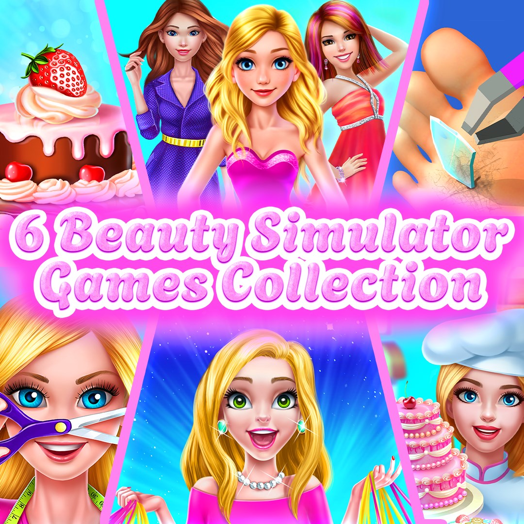 6 Beauty Simulator Games Collection