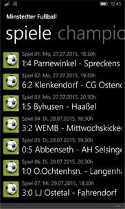 Minstedter Fußball screenshot 1