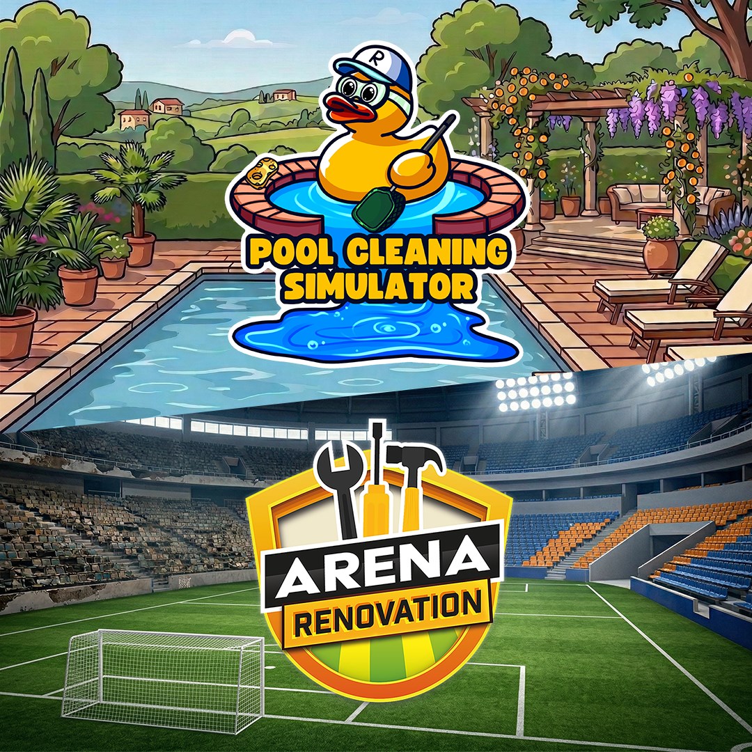 Pool Cleaning Simulator & Arena Renovation Bundle