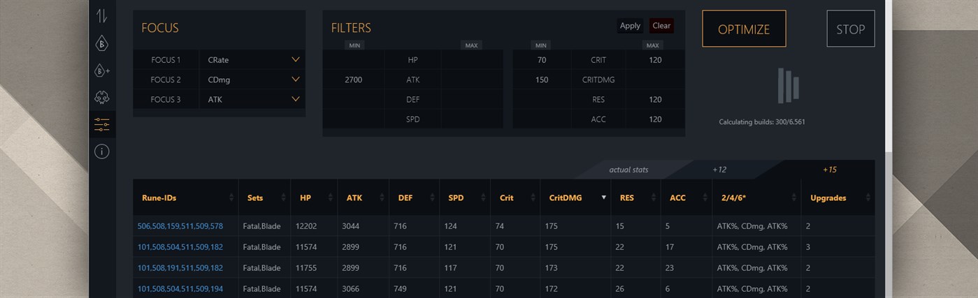 #2. Summoners War Optimizer Pro (Windows) Bởi: Xzandro