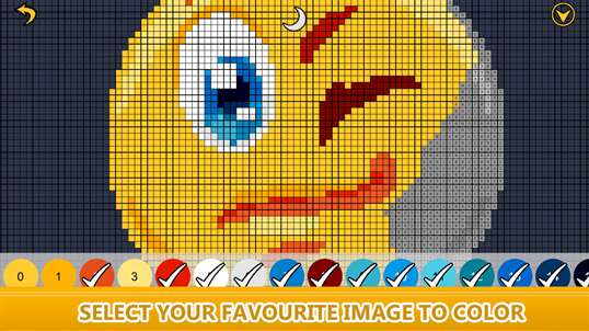Emoji Color By Number: Pixel Art, Sandbox Coloring Book screenshot 3