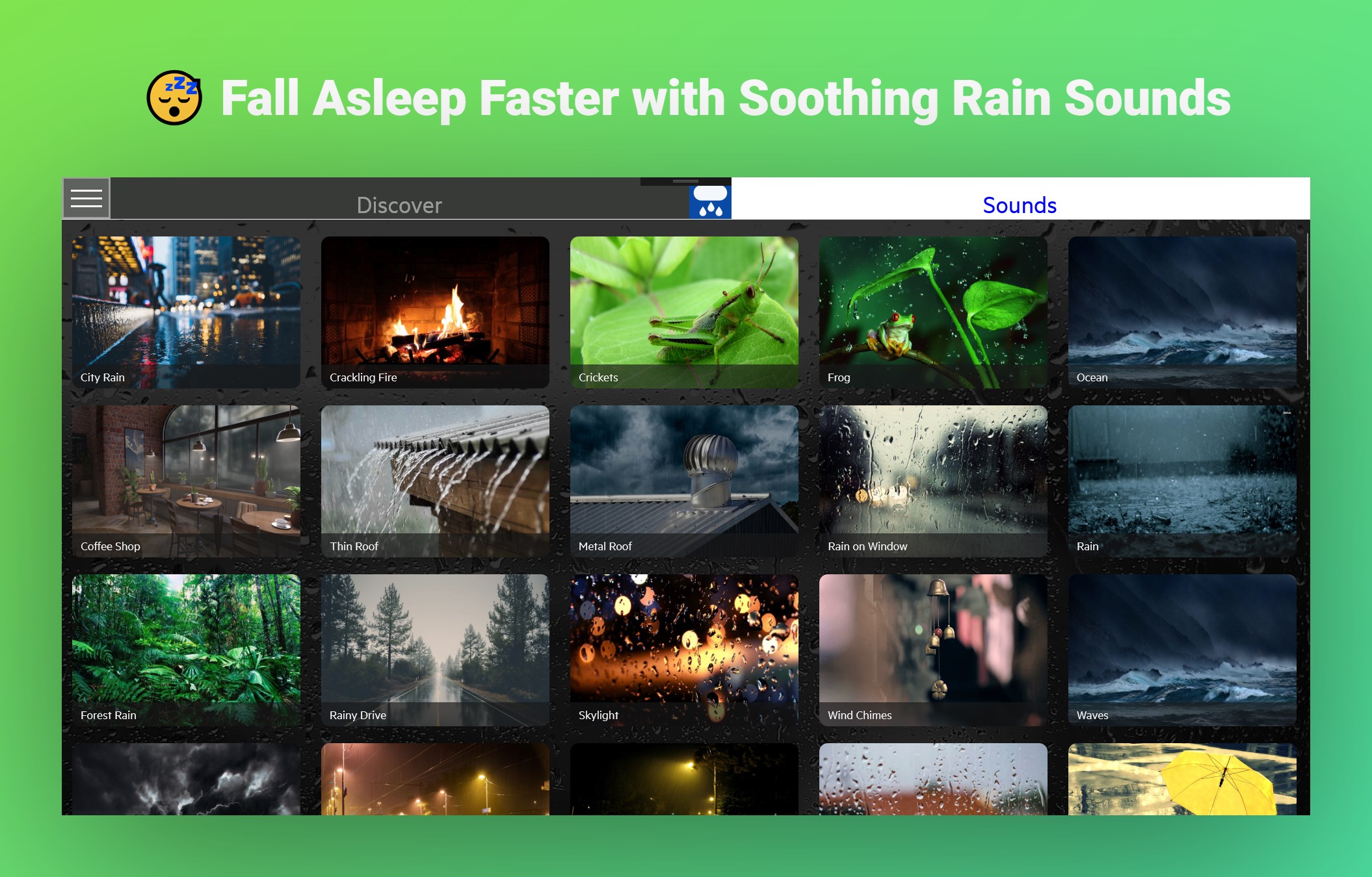 Relax Rain Sounds screenshot