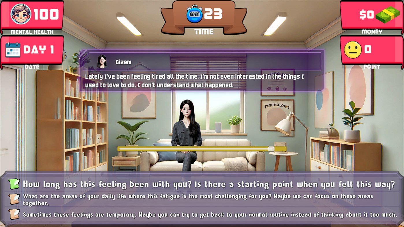 #1. Therapist Simulator (Windows) โดย: Kanuni Games Oyun Yazılım Pazarlama ve Ticaret Limited Şirketi