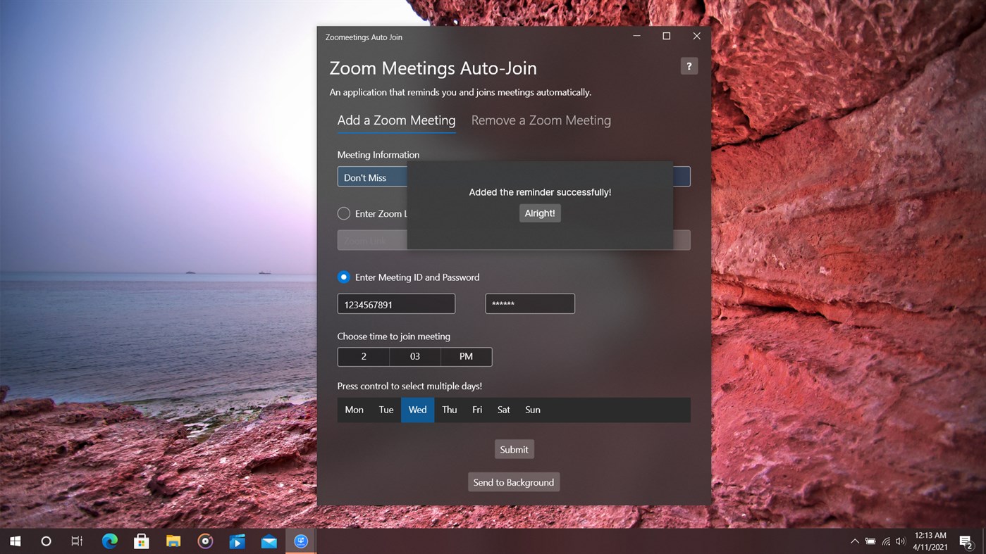 #3. Virtual Meetings Auto Join (Windows) Podle: mvkapps