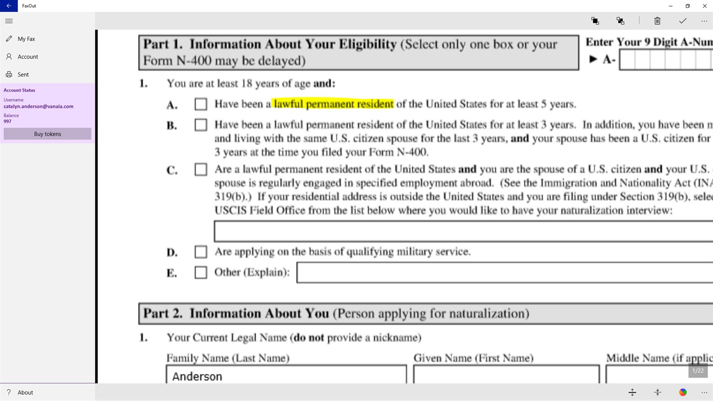#4. Fax Out (Windows) Av: Vanaia LLC