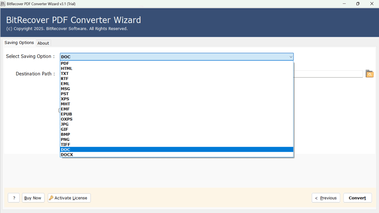Snapshot 4 of BitRecover PDF to HTML Converter
