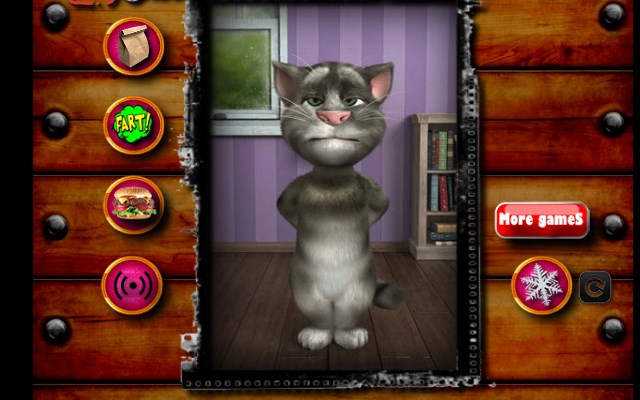 Talking Tom Funny Time Game