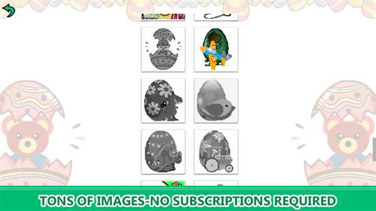 Surprise Eggs Color By Number: Pixel Art, Easter Coloring Book screenshot 6