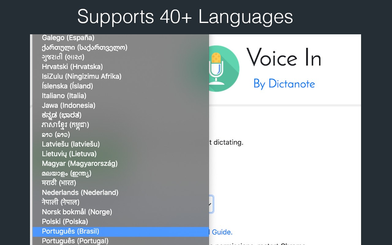 Voice In - Speech-To-Text Dictation