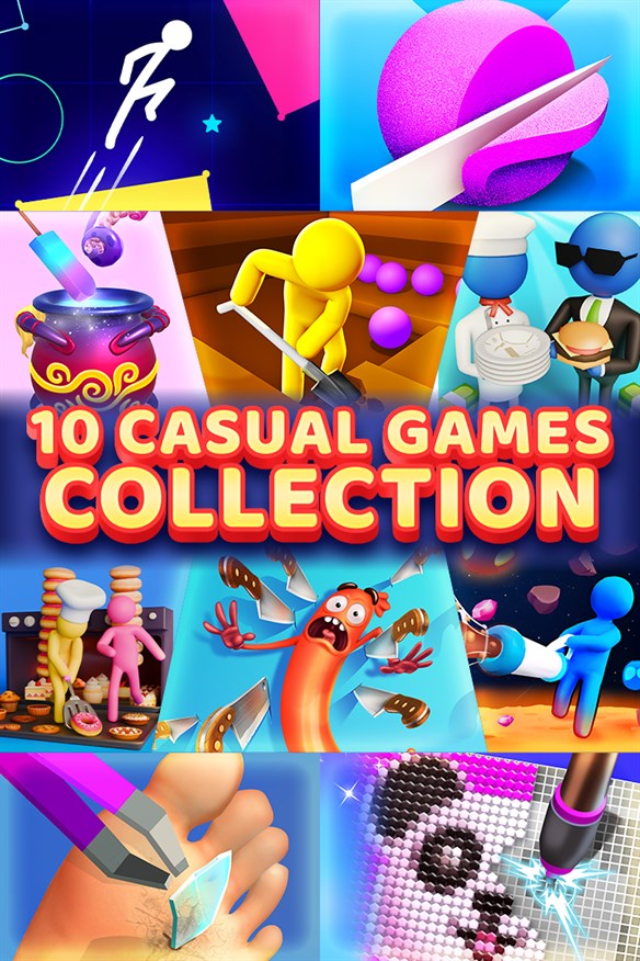10 Casual Games Collection Xbox Series X|S and Xbox One cover art