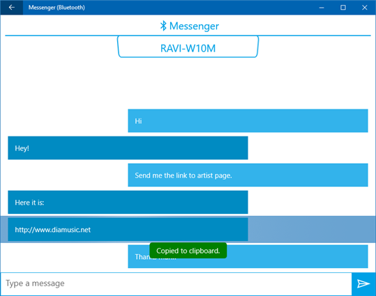 Messenger (Bluetooth) screenshot 3