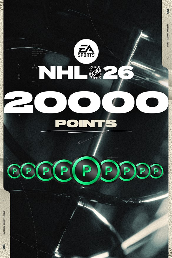 NHL 26 - NHL POINTS 20000 Xbox Series X|S and Xbox One cover art