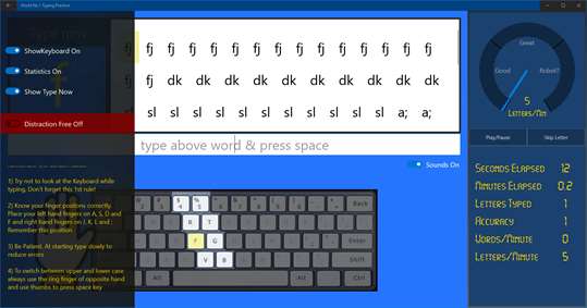 Keyboard Practice in 1 Hour - Typing screenshot 3