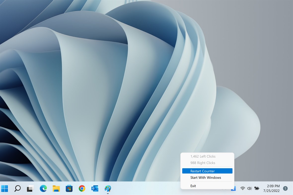 #1. Click Counter - Count All Clicks (Windows) 来自: EvlarSoft LLC