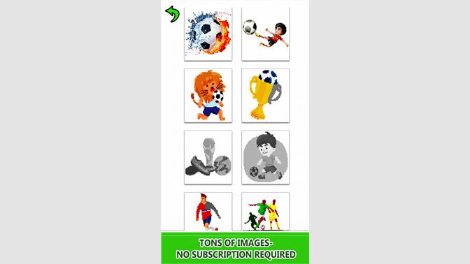 Get Football Logo Color By Number Pixel Art Sandbox