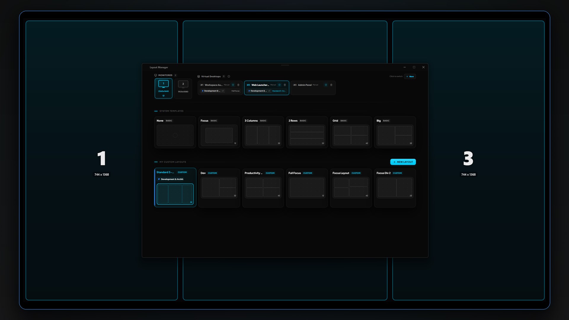 Workspace Launcher Pro screenshot