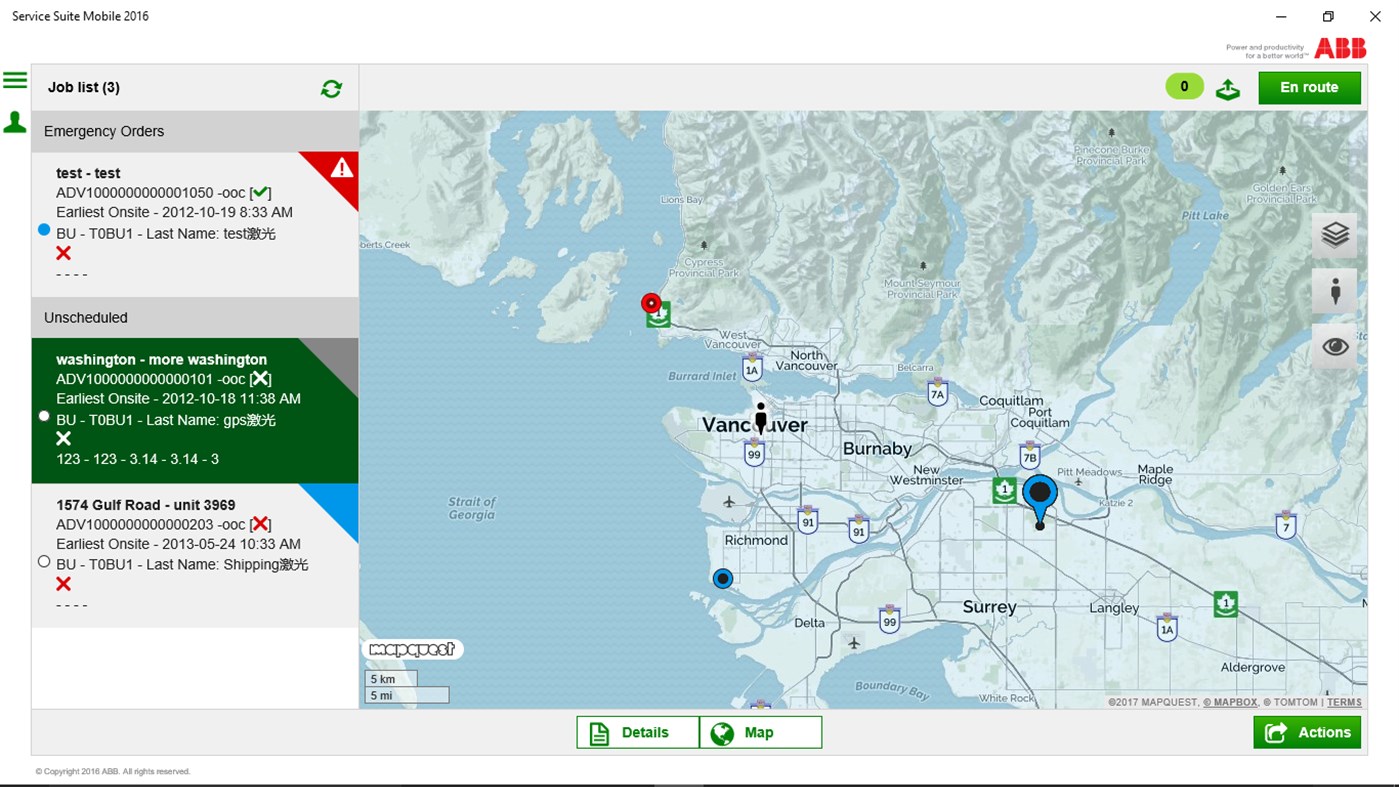 #1. Service Suite Mobile 2016 (Windows) โดย: ABB Enterprise Software Inc