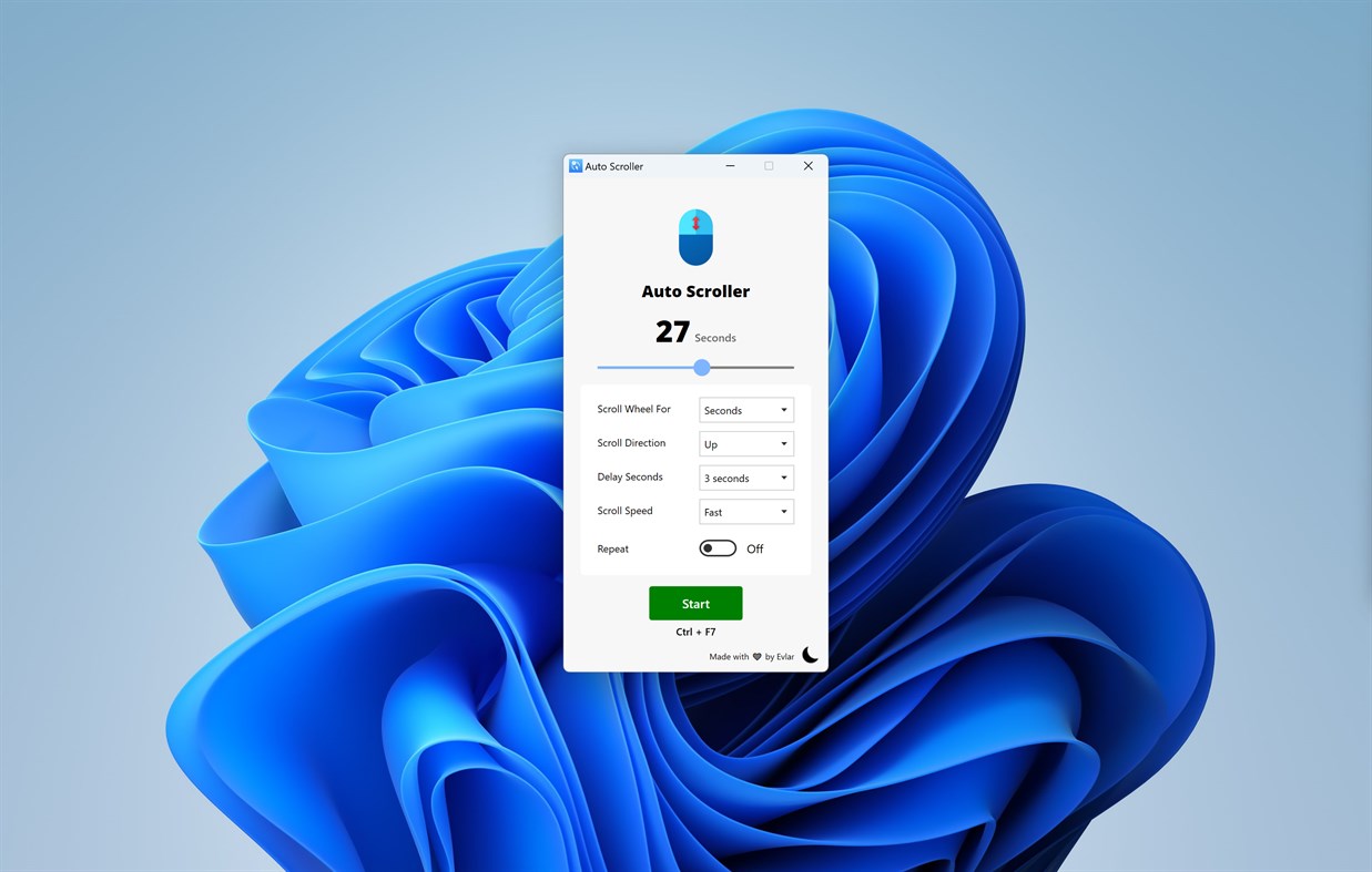 #1. Mouse Wheel AutoScroll (Windows) Bởi: EvlarSoft LLC