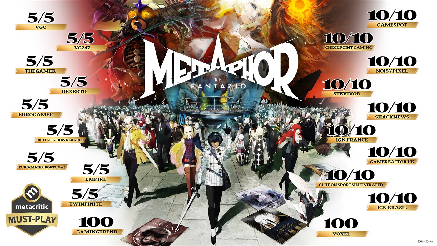 #1. Metaphor: ReFantazio (Xbox) 由: SEGA