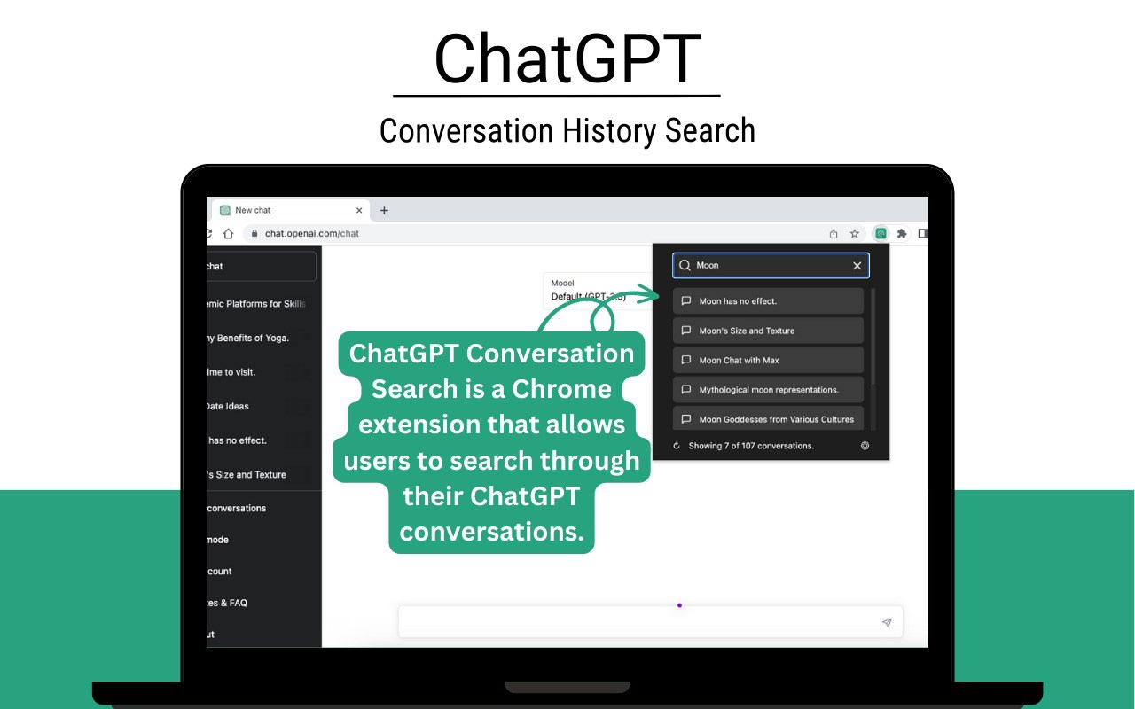 ChatGPT Conversation History Search