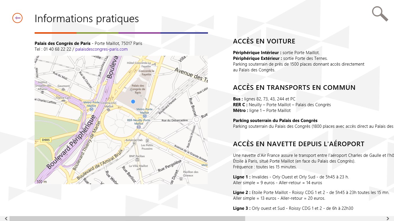 Les informations pratiques des TechDays