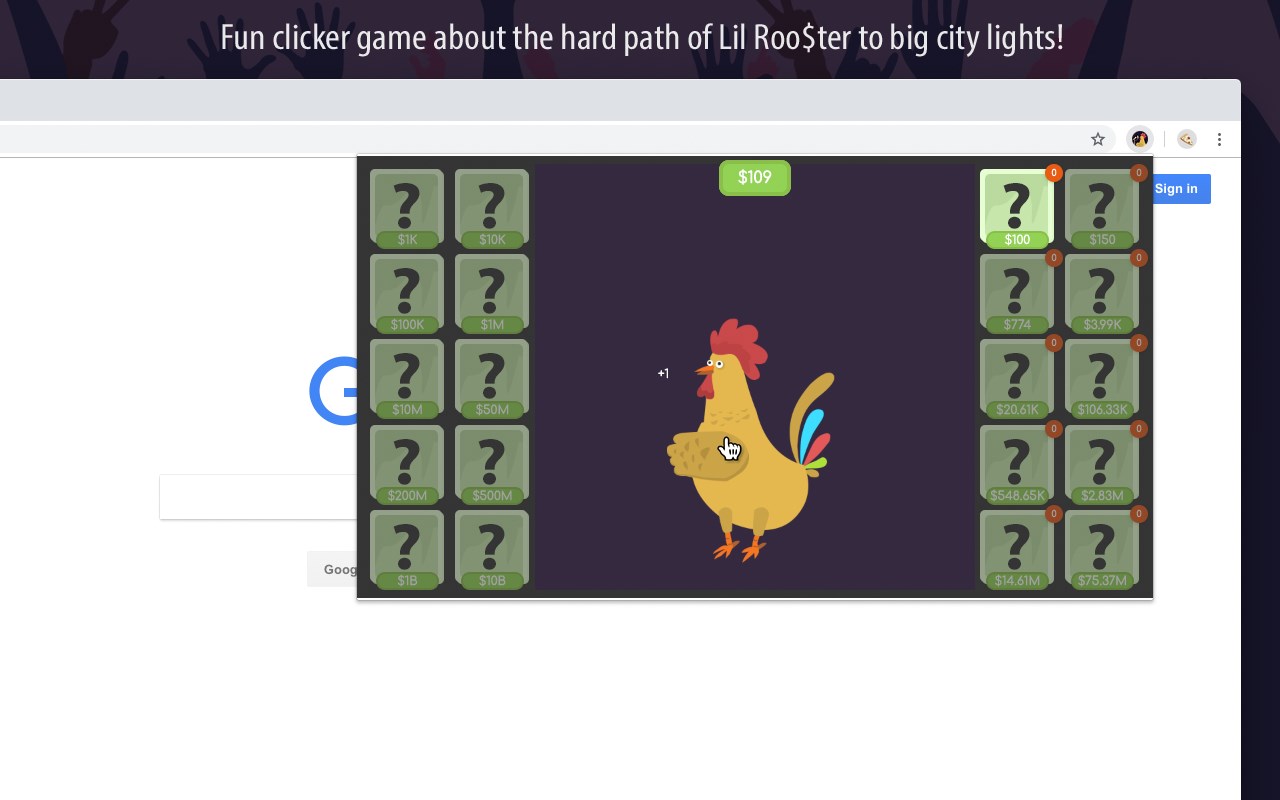 Lil Rooster Money Clicker - Idle Game